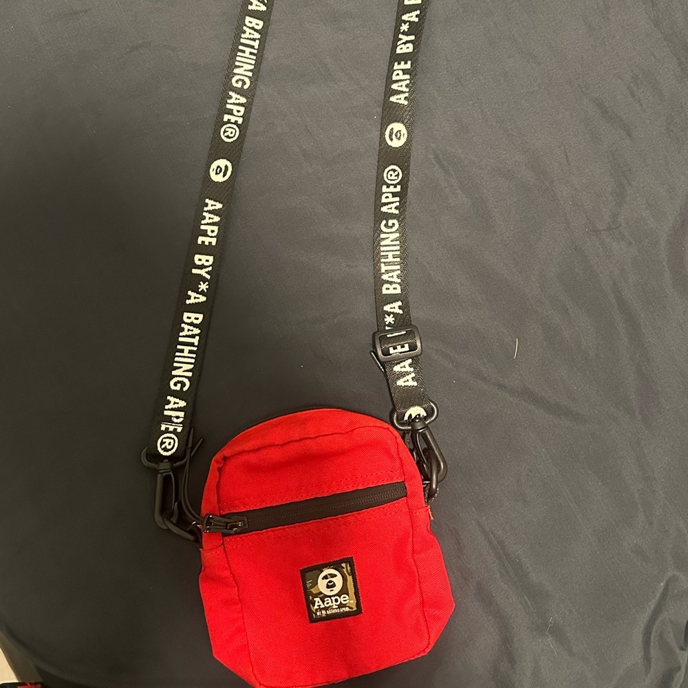 Aape by a Bathing Ape Crossbody Bag Red